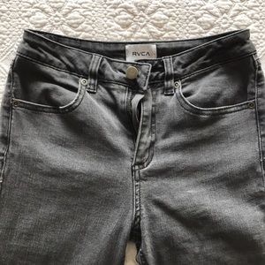 RVCA High Skinny Gray washed Jean
